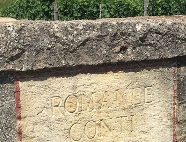 In the route des Grands Crus in Burgundy, Clos de la Romanée-Conti
